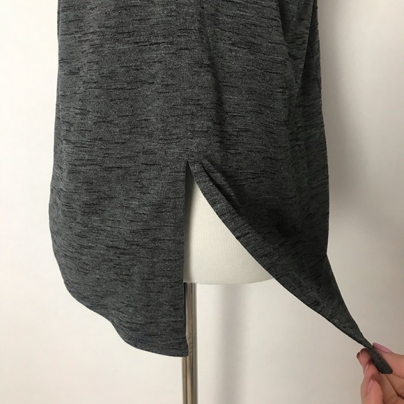 🎁 Zella Racer back Black Gray Size Small Women’s Athletic Top - Picture 4 of 5